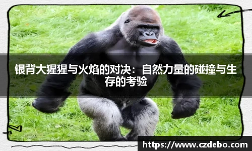 银背大猩猩与火焰的对决：自然力量的碰撞与生存的考验